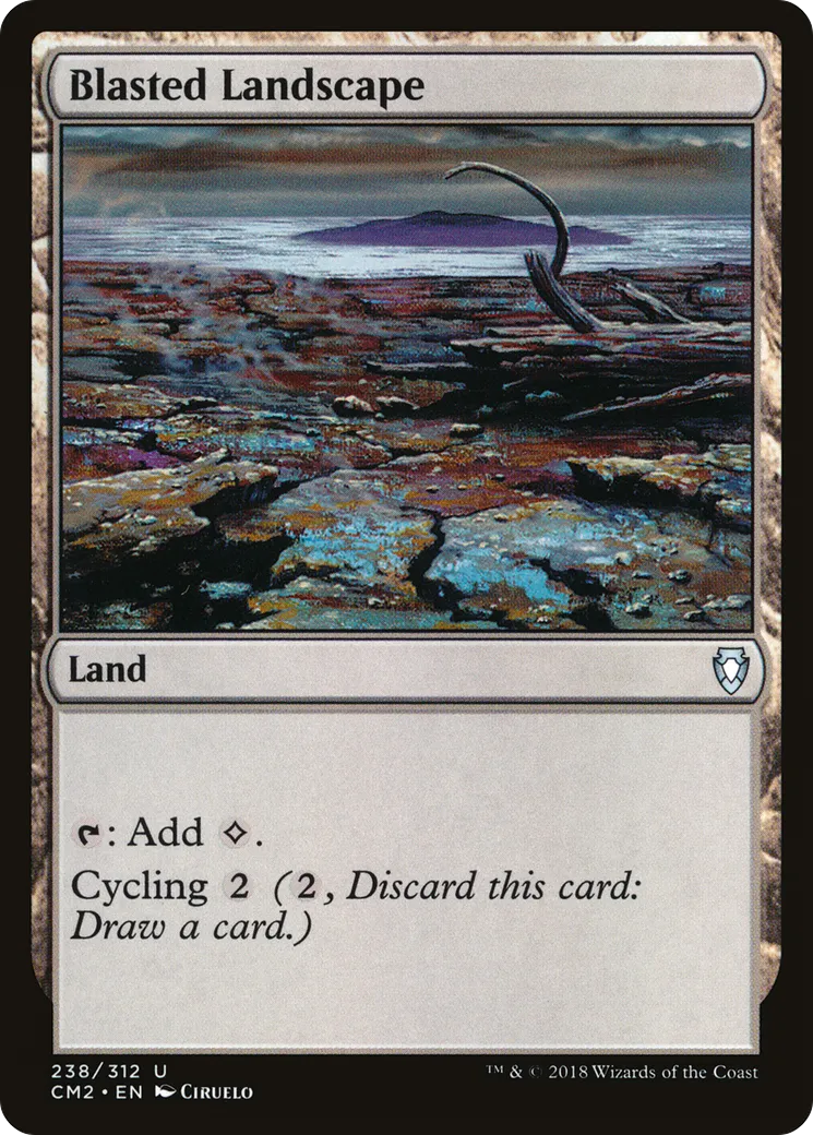 Paysage désolé — Commander Anthology Volume II — Magic: The Gathering