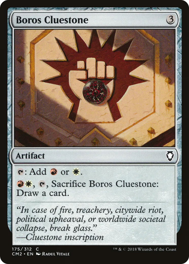 Pierre indiciale de Boros — Commander Anthology Volume II — Magic: The Gathering