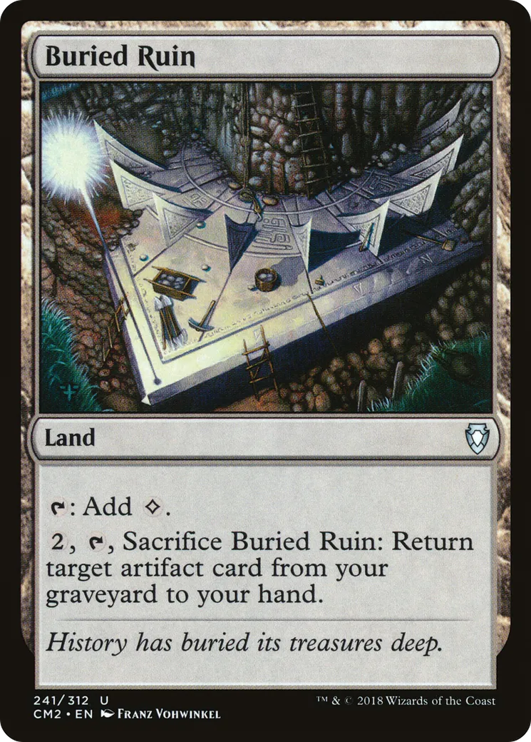 Ruine ensevelie from Commander Anthology Volume II - Magic: The Gathering