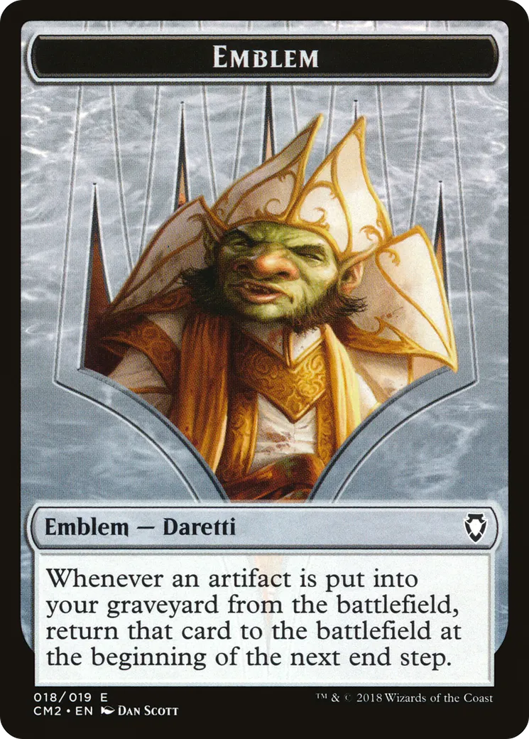 Daretti, Scrap Savant Emblem — Commander Anthology Volume II — Magic: The Gathering
