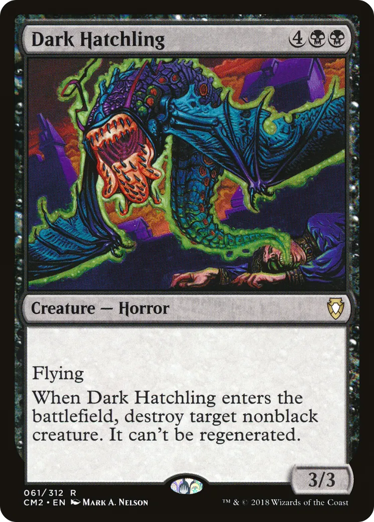 Dark Hatchling — Commander Anthology Volume II — Magic: The Gathering