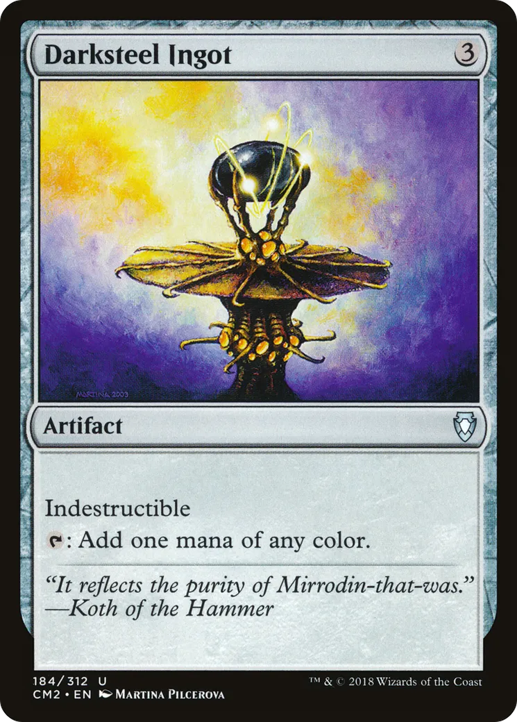 Darksteel Ingot — Commander Anthology Volume II — Magic: The Gathering