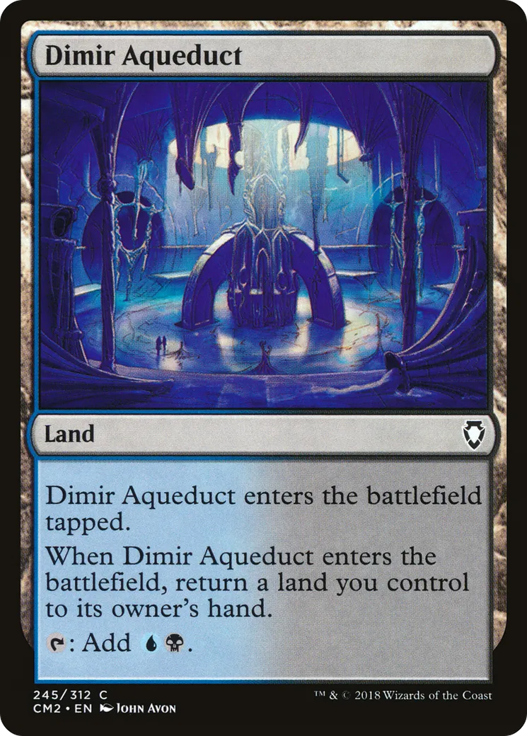 Aqueduc de Dimir — Commander Anthology Volume II — Magic: The Gathering