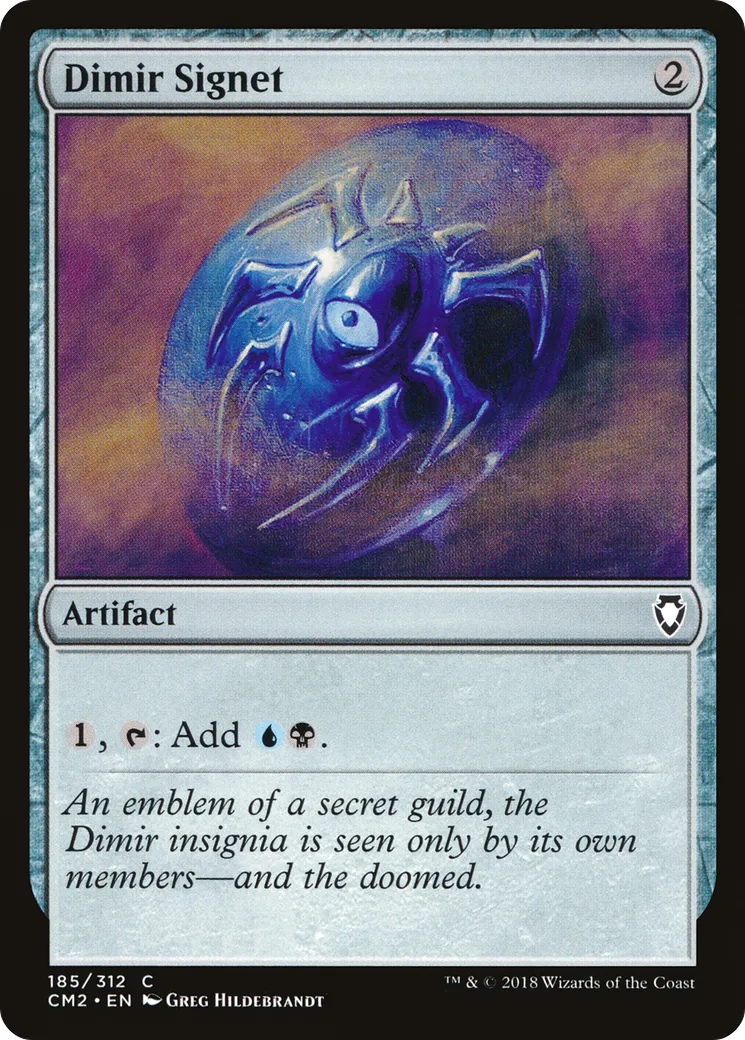Dimir Signet — Commander Anthology Volume II — Magic: The Gathering