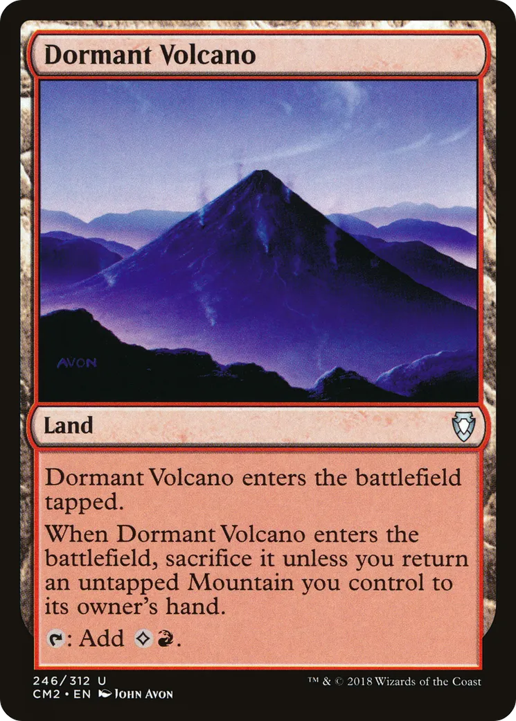 Volcan assoupi — Commander Anthology Volume II — Magic: The Gathering