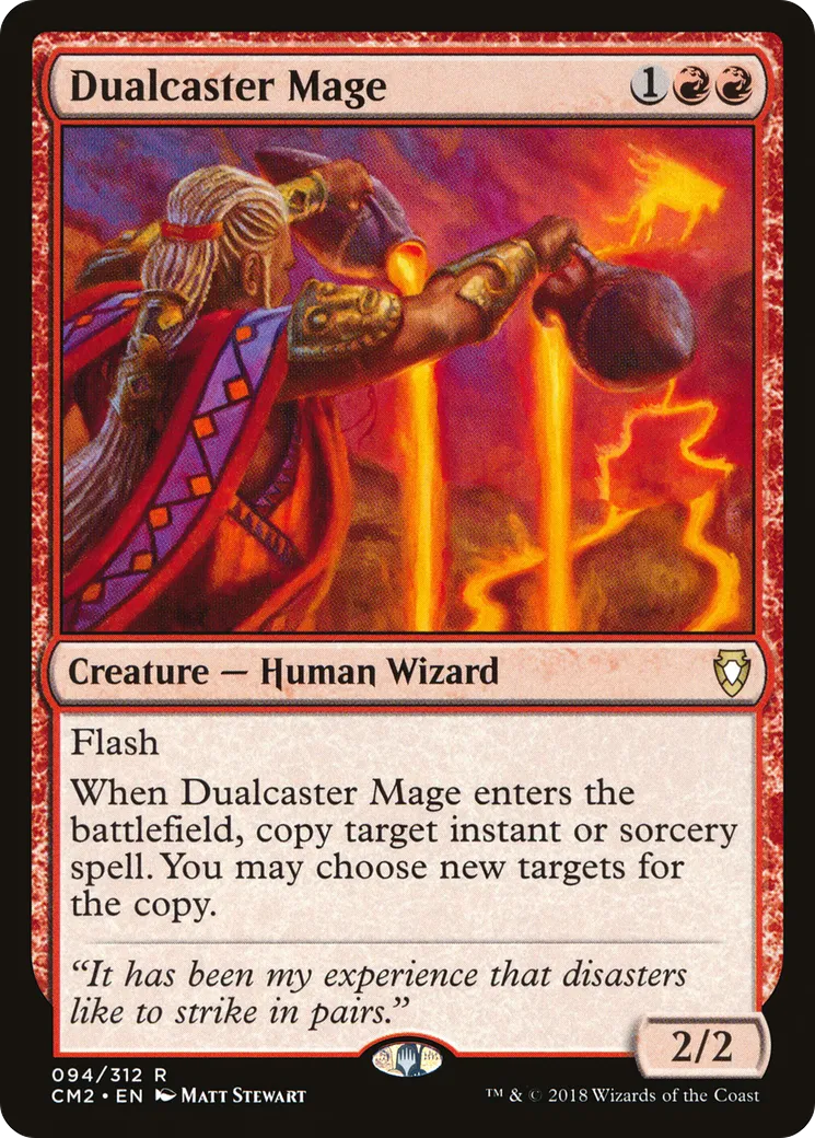 Dualcaster Mage — Commander Anthology Volume II — Magic: The Gathering