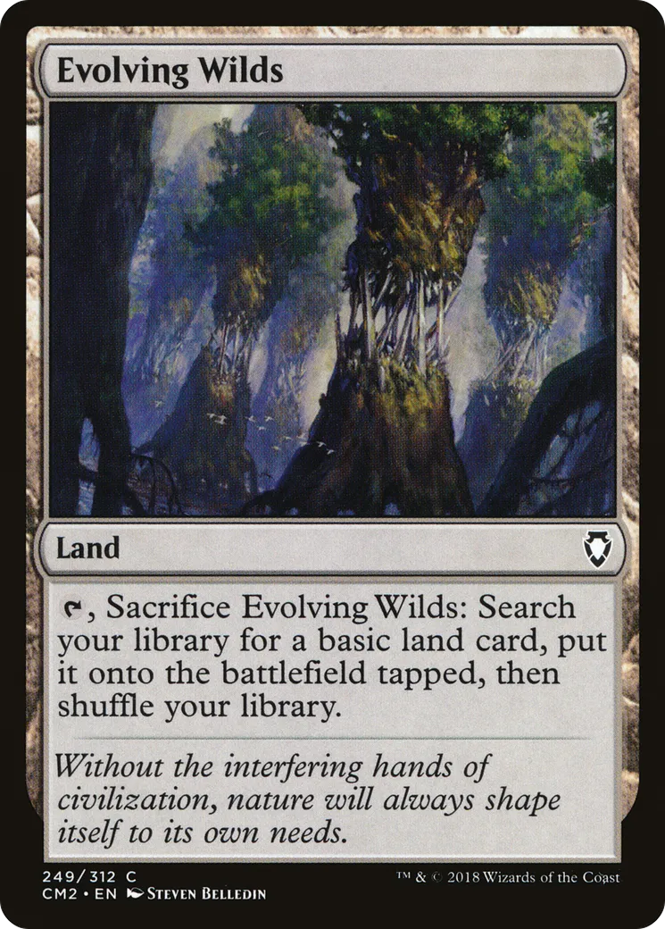 Étendues sauvages en évolution from Commander Anthology Volume II - Magic: The Gathering