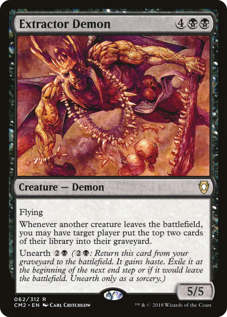 Démon extracteur — Commander Anthology Volume II — Magic: The Gathering