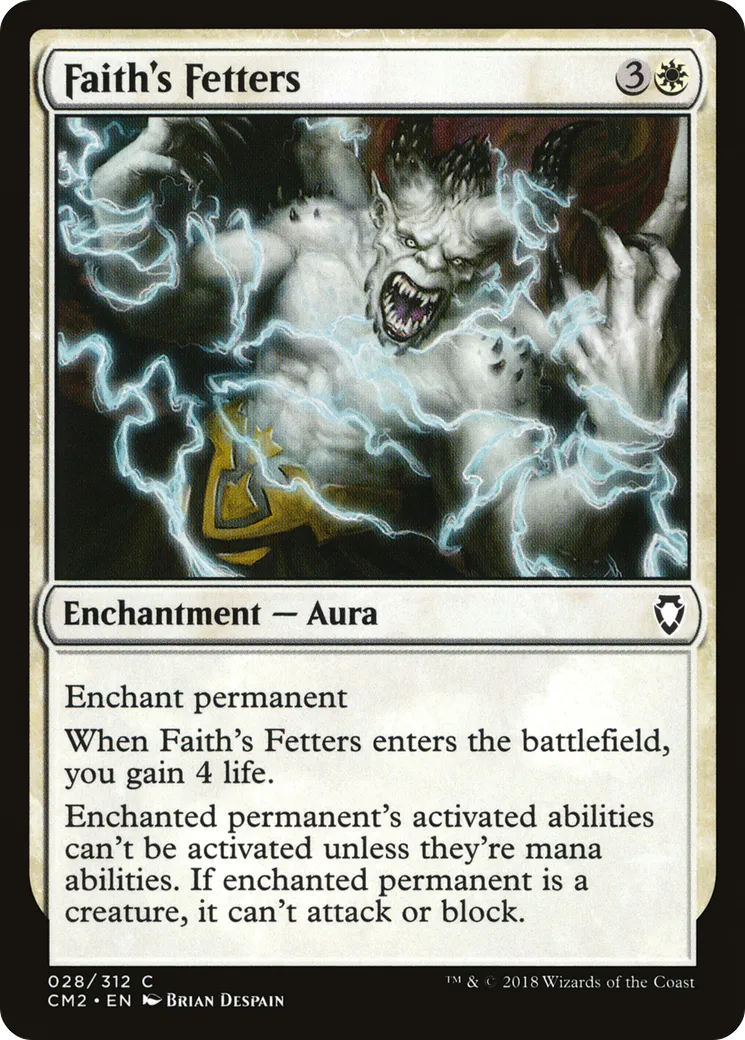 Faith's Fetters — Commander Anthology Volume II — Magic: The Gathering
