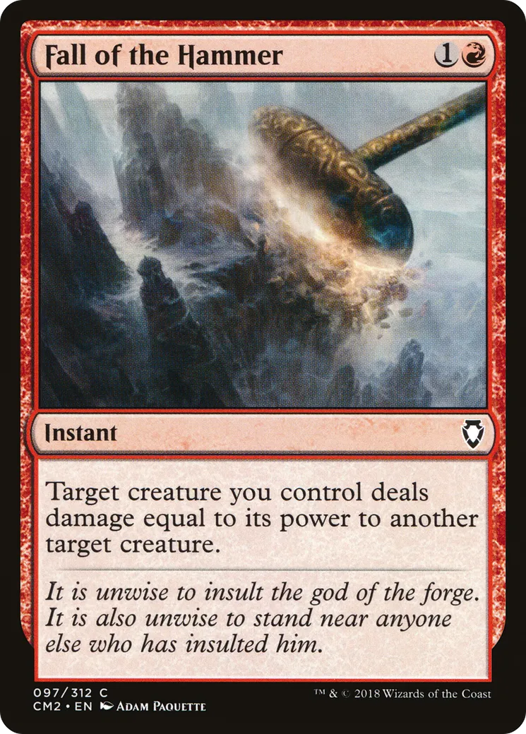 Fall of the Hammer from Commander Anthology Volume II - Magic: The Gathering