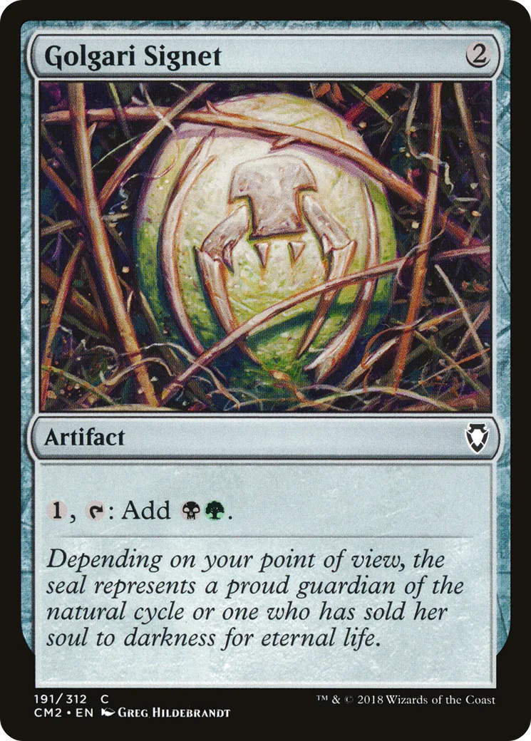 Golgari Signet — Commander Anthology Volume II — Magic: The Gathering