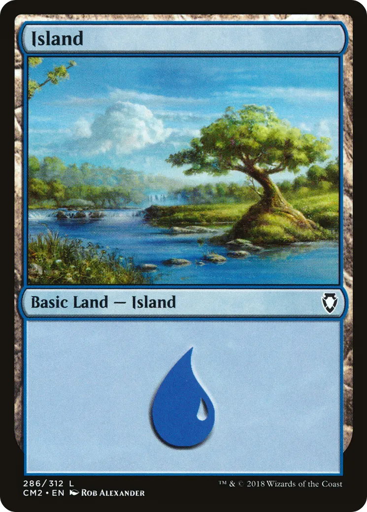 Island — Commander Anthology Volume II — Magic: The Gathering