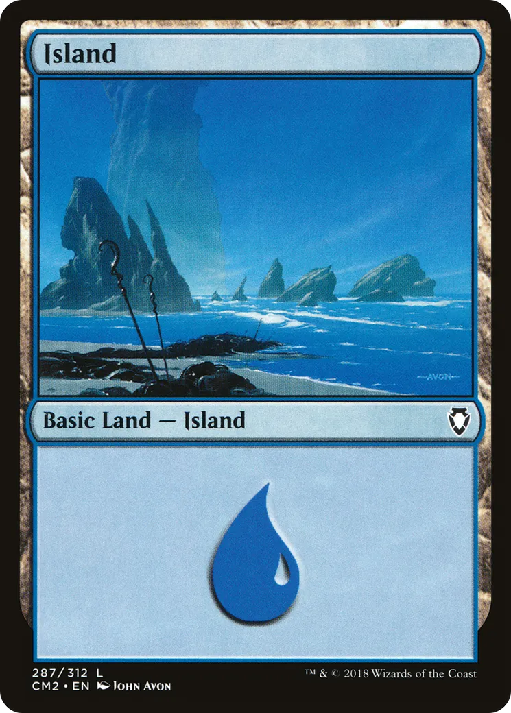 Island — Commander Anthology Volume II — Magic: The Gathering