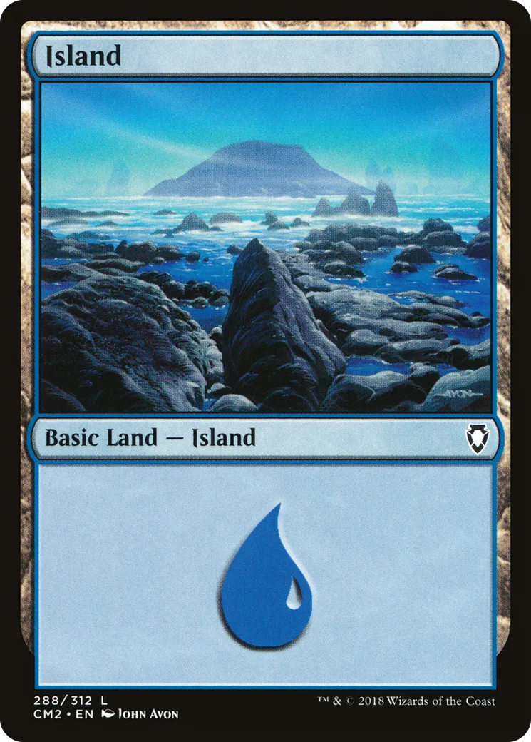 Island — Commander Anthology Volume II — Magic: The Gathering
