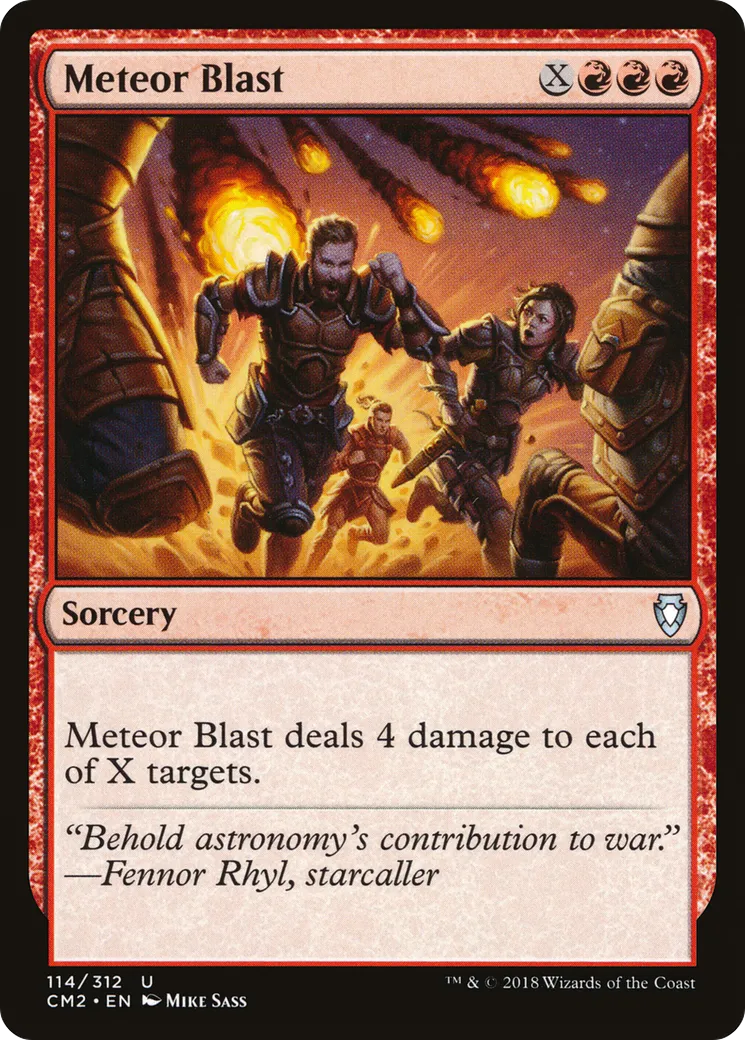 Meteor Blast — Commander Anthology Volume II — Magic: The Gathering