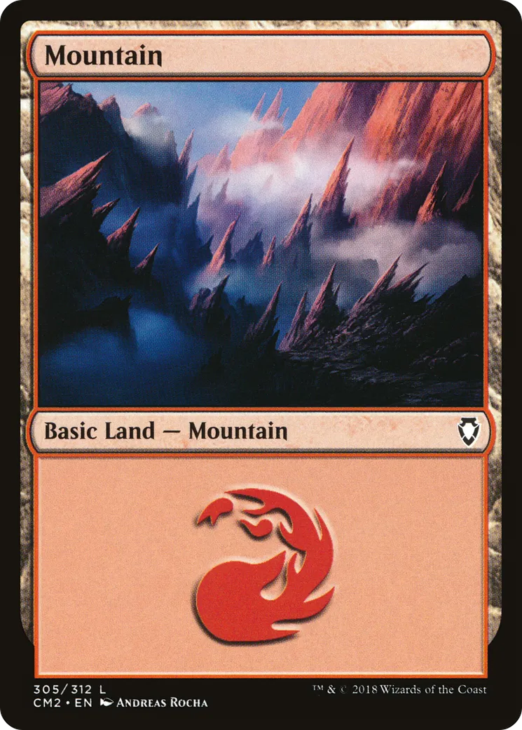 Mountain — Commander Anthology Volume II — Magic: The Gathering