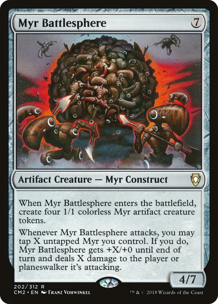 Sphère de bataille myr from Commander Anthology Volume II - Magic: The Gathering