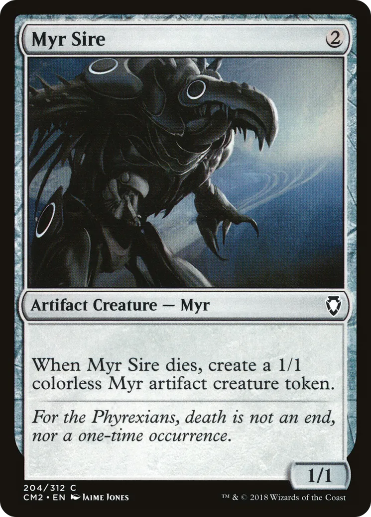 Myr Sire from Commander Anthology Volume II - Magic: The Gathering