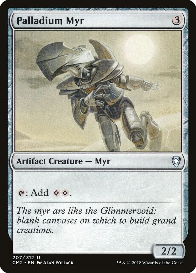 Myr de palladium — Commander Anthology Volume II — Magic: The Gathering