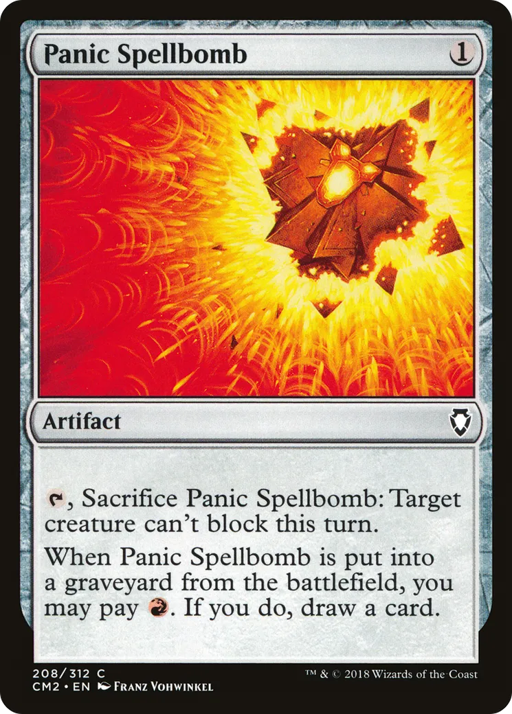 Panic Spellbomb — Commander Anthology Volume II — Magic: The Gathering
