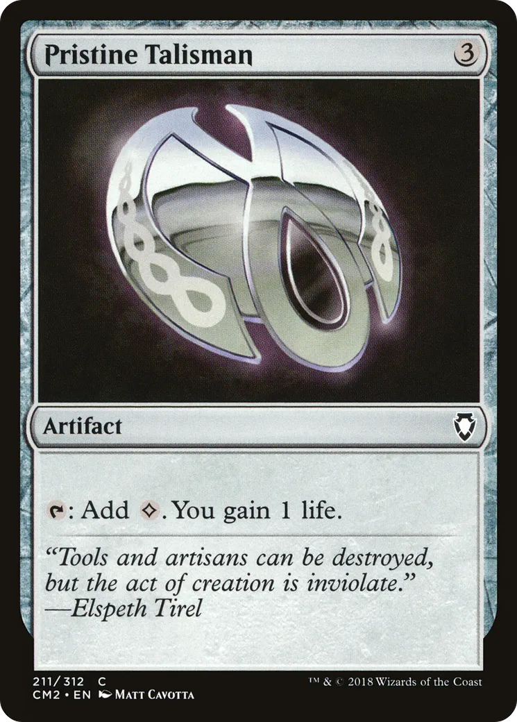 Pristine Talisman — Commander Anthology Volume II — Magic: The Gathering