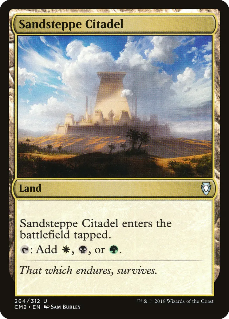 Citadelle de la steppe de sable — Commander Anthology Volume II — Magic: The Gathering