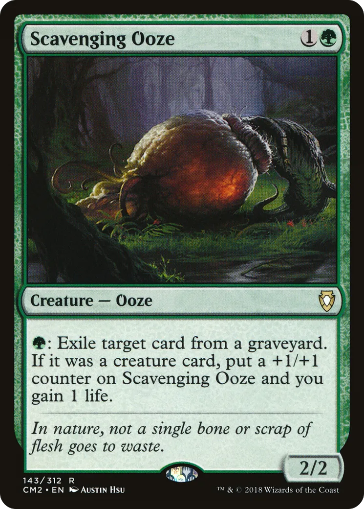 Scavenging Ooze — Commander Anthology Volume II — Magic: The Gathering