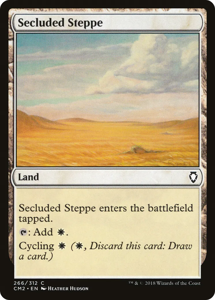 Steppes retirées — Commander Anthology Volume II — Magic: The Gathering