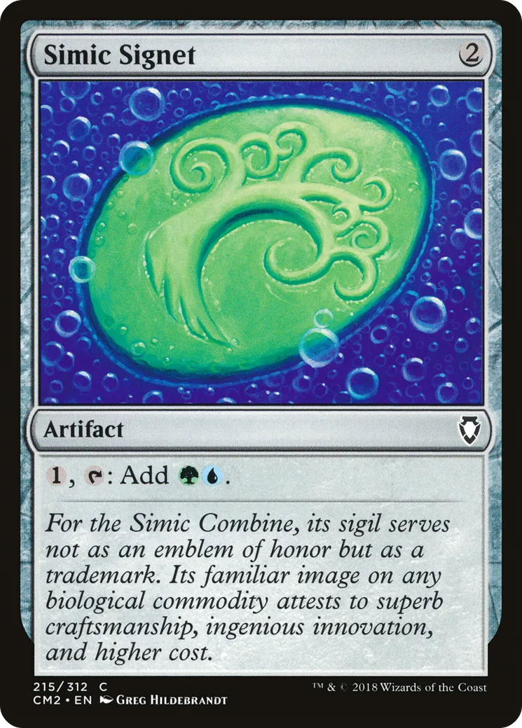 Cachet de Simic — Commander Anthology Volume II — Magic: The Gathering