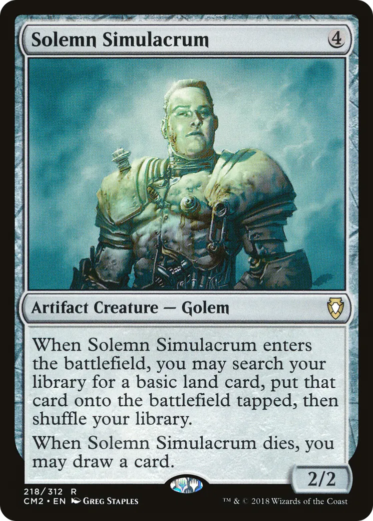 Simulacre solennel — Commander Anthology Volume II — Magic: The Gathering