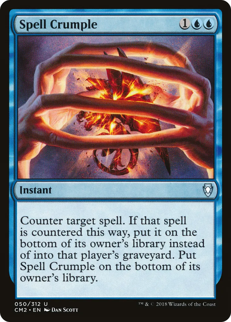 Spell Crumple — Commander Anthology Volume II — Magic: The Gathering