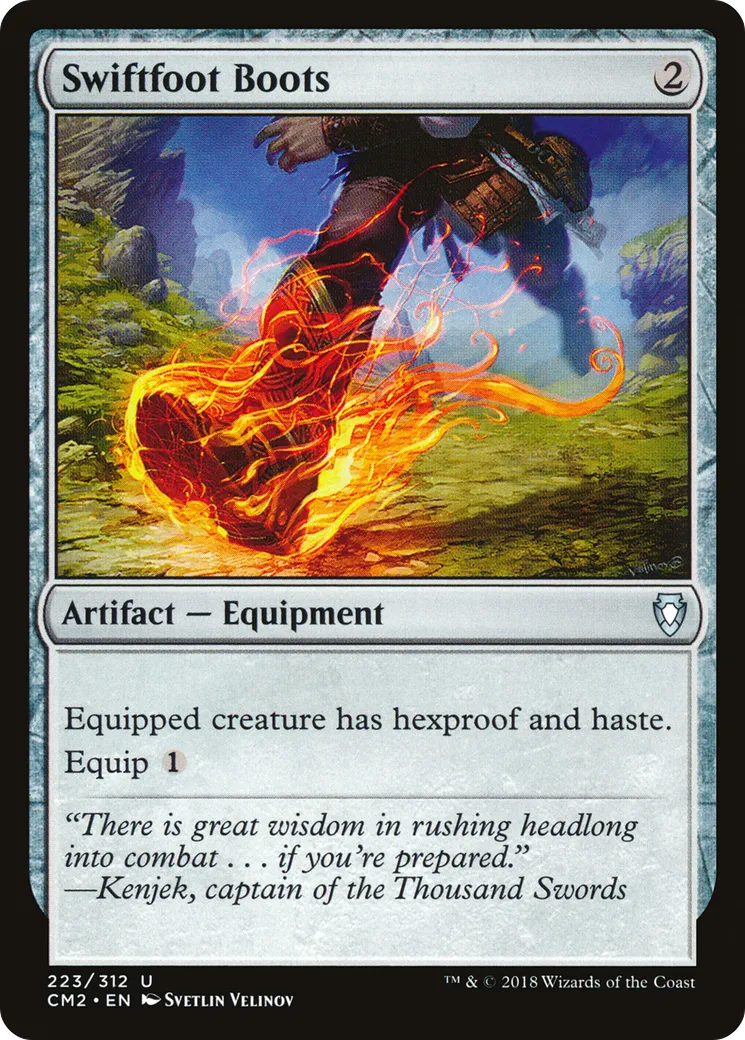 Swiftfoot Boots from Commander Anthology Volume II - Magic: The Gathering