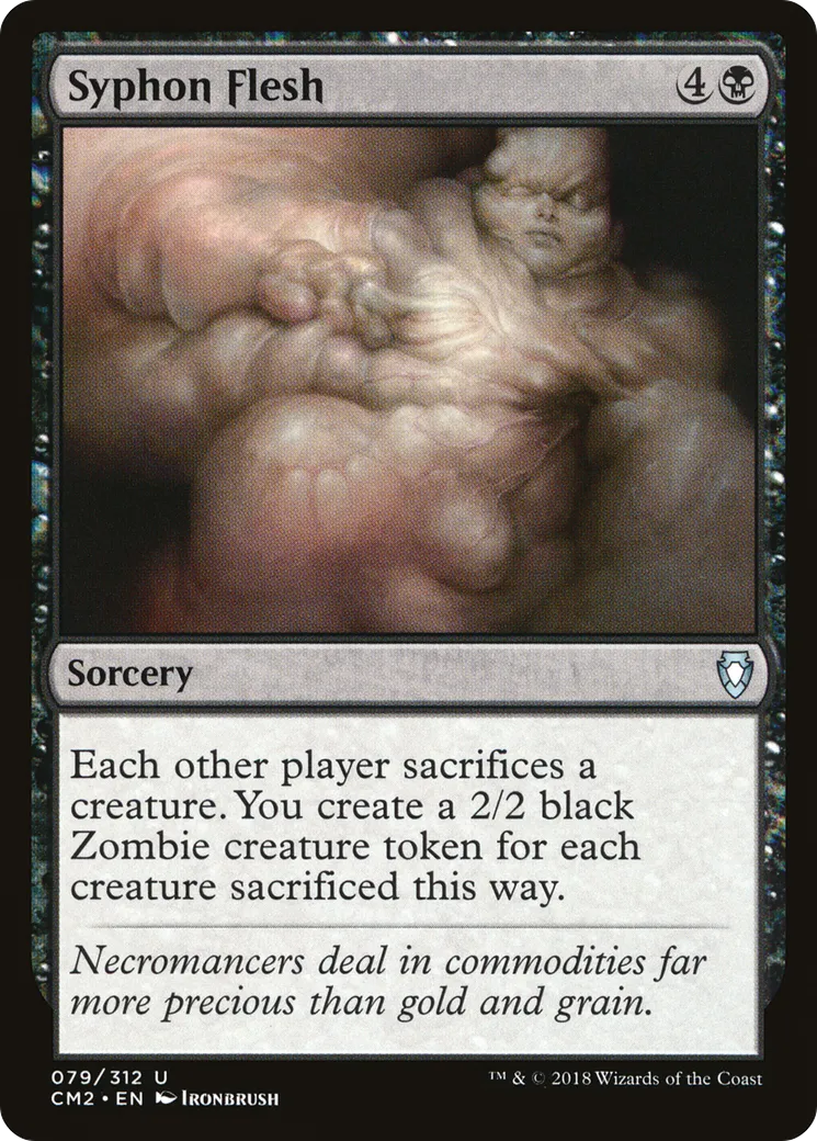 Syphon Flesh — Commander Anthology Volume II — Magic: The Gathering