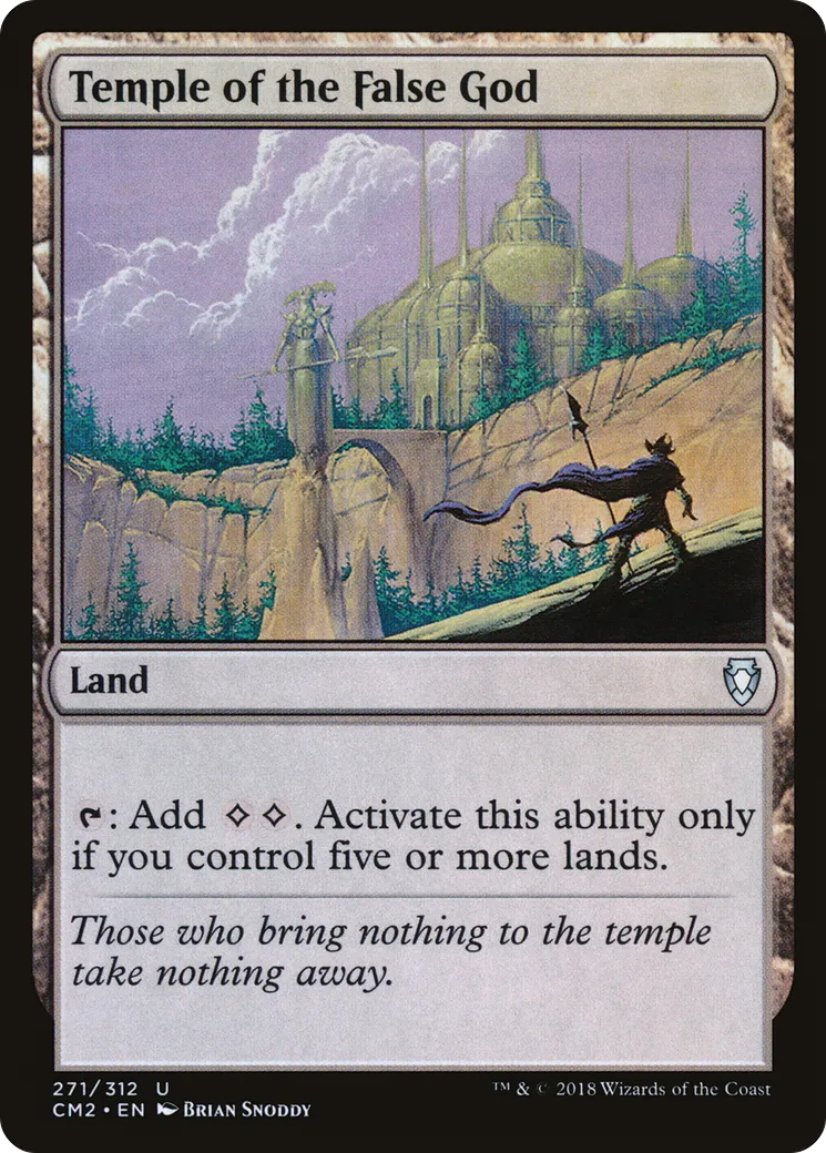 Temple of the False God — Commander Anthology Volume II — Magic: The Gathering