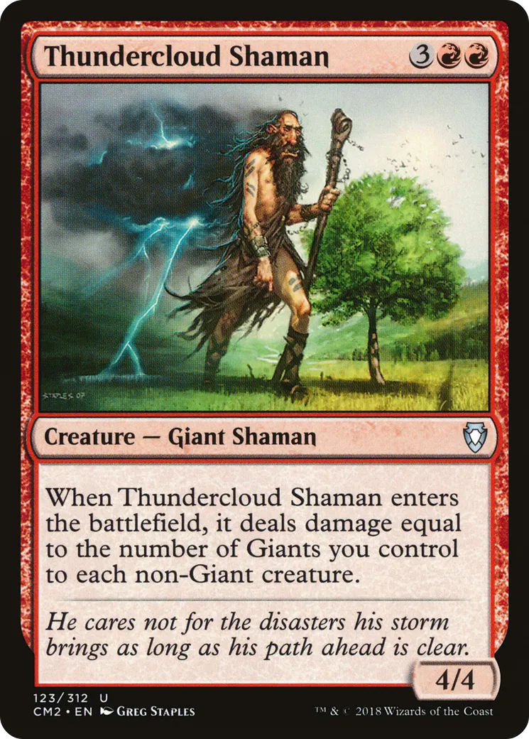 Shamane de nuée d'orage — Commander Anthology Volume II — Magic: The Gathering