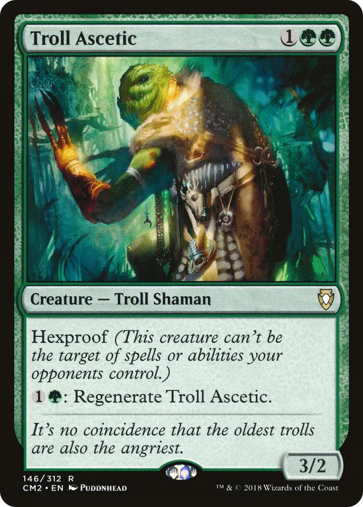 Troll Ascetic — Commander Anthology Volume II — Magic: The Gathering