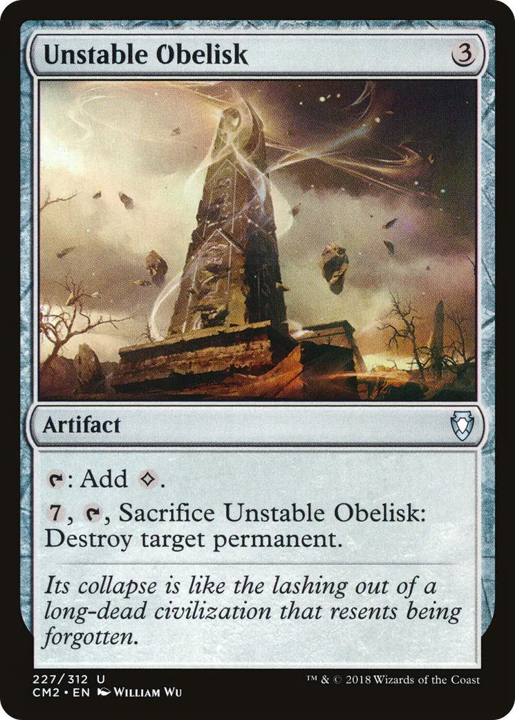 Unstable Obelisk — Commander Anthology Volume II — Magic: The Gathering