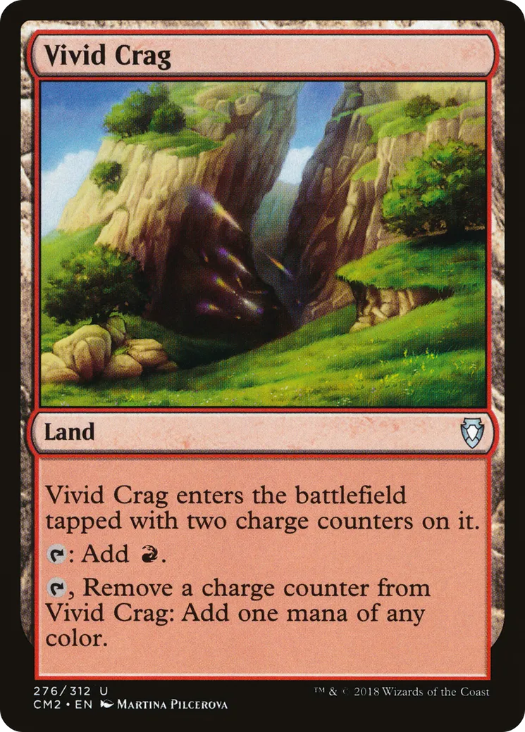 Vivid Crag from Commander Anthology Volume II - Magic: The Gathering