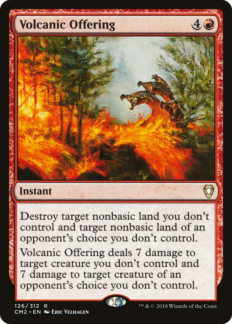Offrande volcanique — Commander Anthology Volume II — Magic: The Gathering