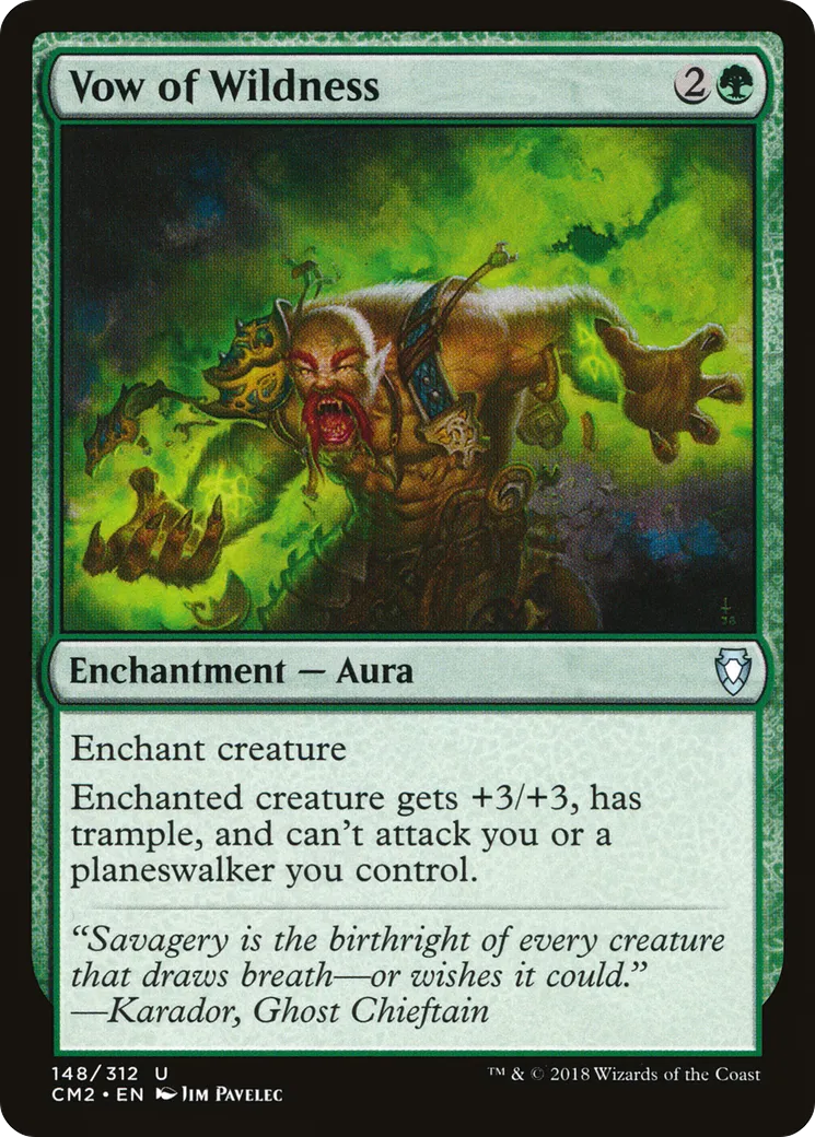 Vœu de sauvagerie — Commander Anthology Volume II — Magic: The Gathering