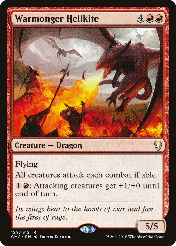 Warmonger Hellkite — Commander Anthology Volume II — Magic: The Gathering