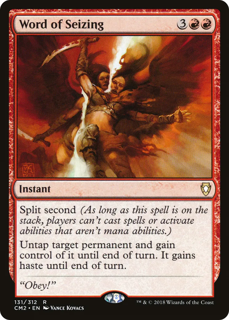 Word of Seizing — Commander Anthology Volume II — Magic: The Gathering