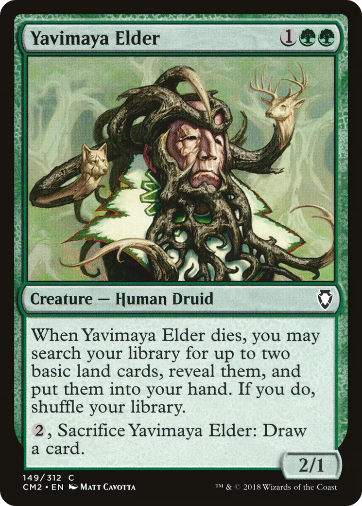 Vieux sage de la Yavimaya — Commander Anthology Volume II — Magic: The Gathering