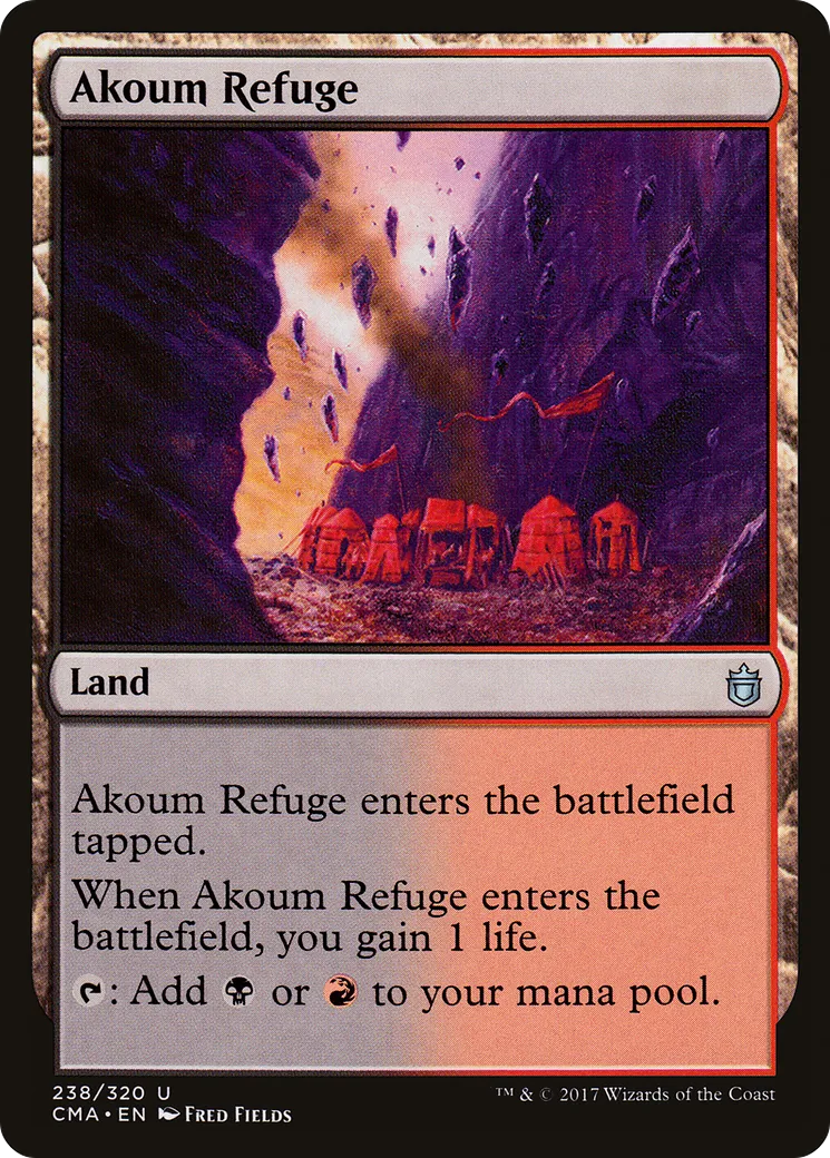 Akoum Refuge — Commander Anthology — Magic: The Gathering