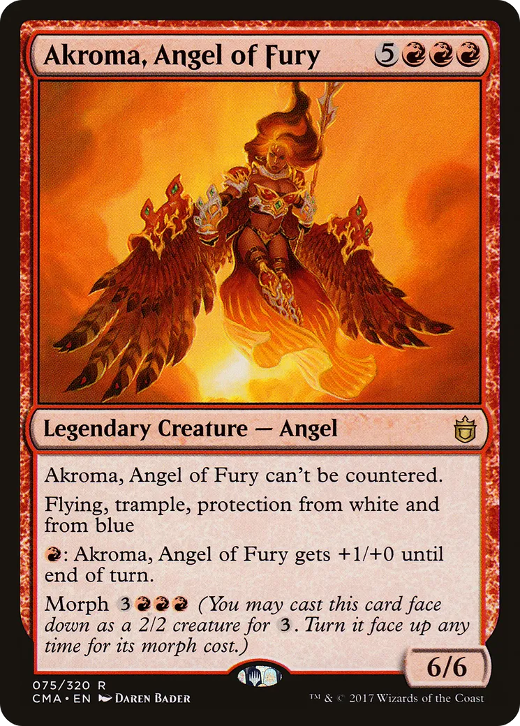 Akroma, ange de la Fureur — Commander Anthology — Magic: The Gathering