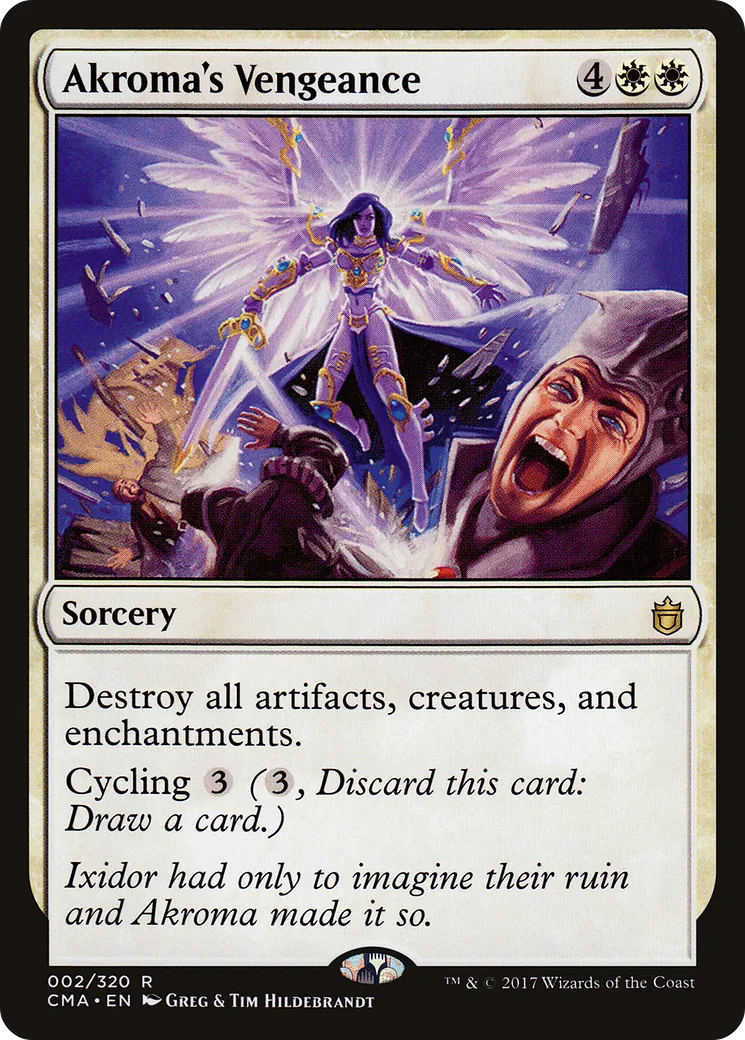 Vengeance selon Akroma — Commander Anthology — Magic: The Gathering