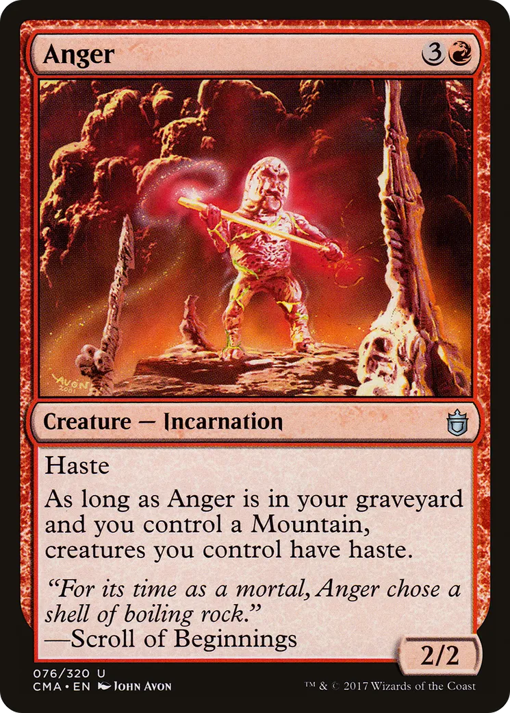 Anger — Commander Anthology — Magic: The Gathering