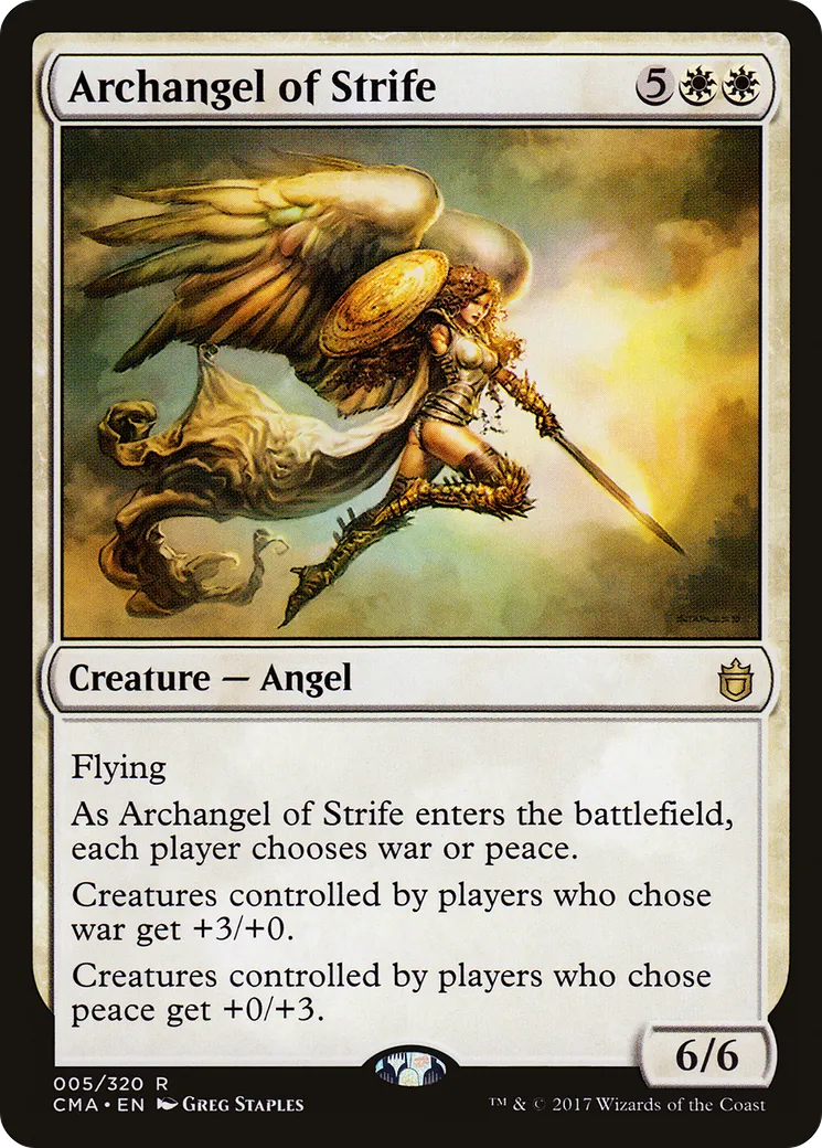 Archange de la discorde — Commander Anthology — Magic: The Gathering
