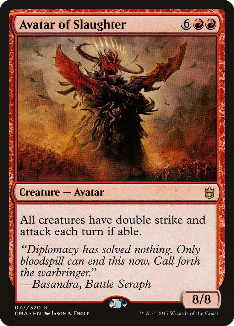 Avatar du massacre — Commander Anthology — Magic: The Gathering