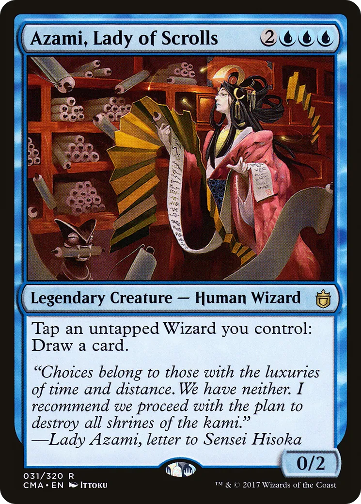 Azami, Lady of Scrolls — Commander Anthology — Magic: The Gathering